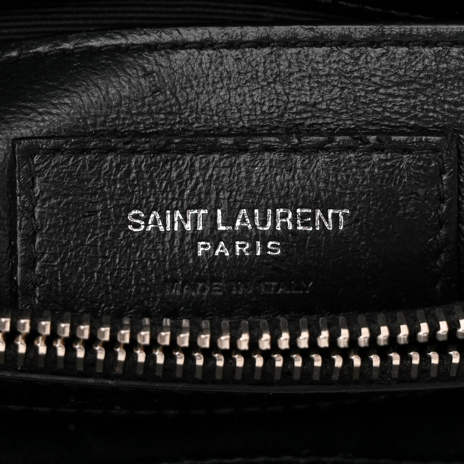 Saint Laurent Calfskin Y Quilted Monogram Small Loulou Chain Satchel Black 6 of 12