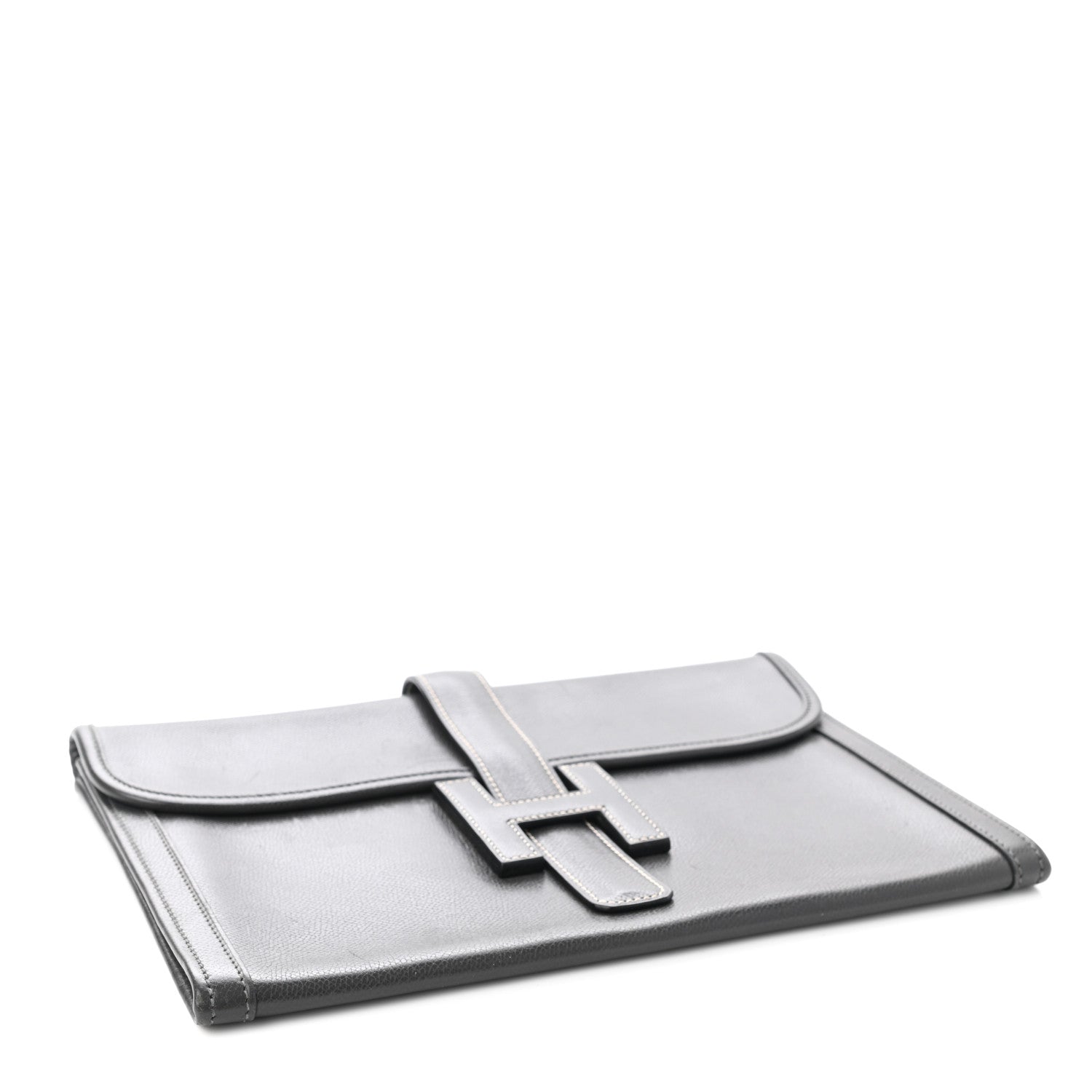 Hermes Epsom Jige PM Clutch Graphite 4 of 9