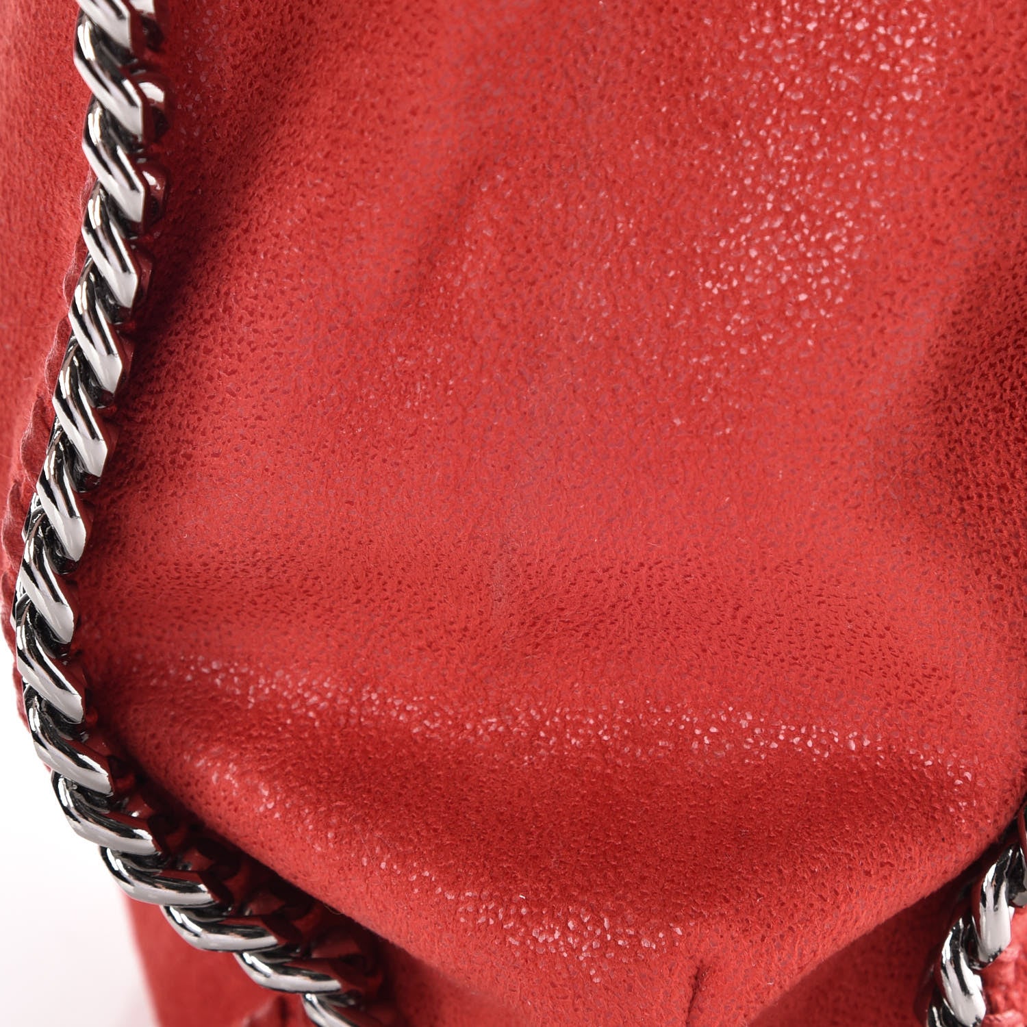 Stella McCartney Shaggy Deer Big Falabella Tote Cherry 14 of 14