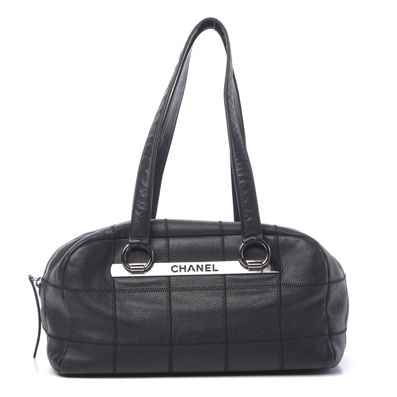 Chanel Caviar Square Stitched Tote Black 1 of 11