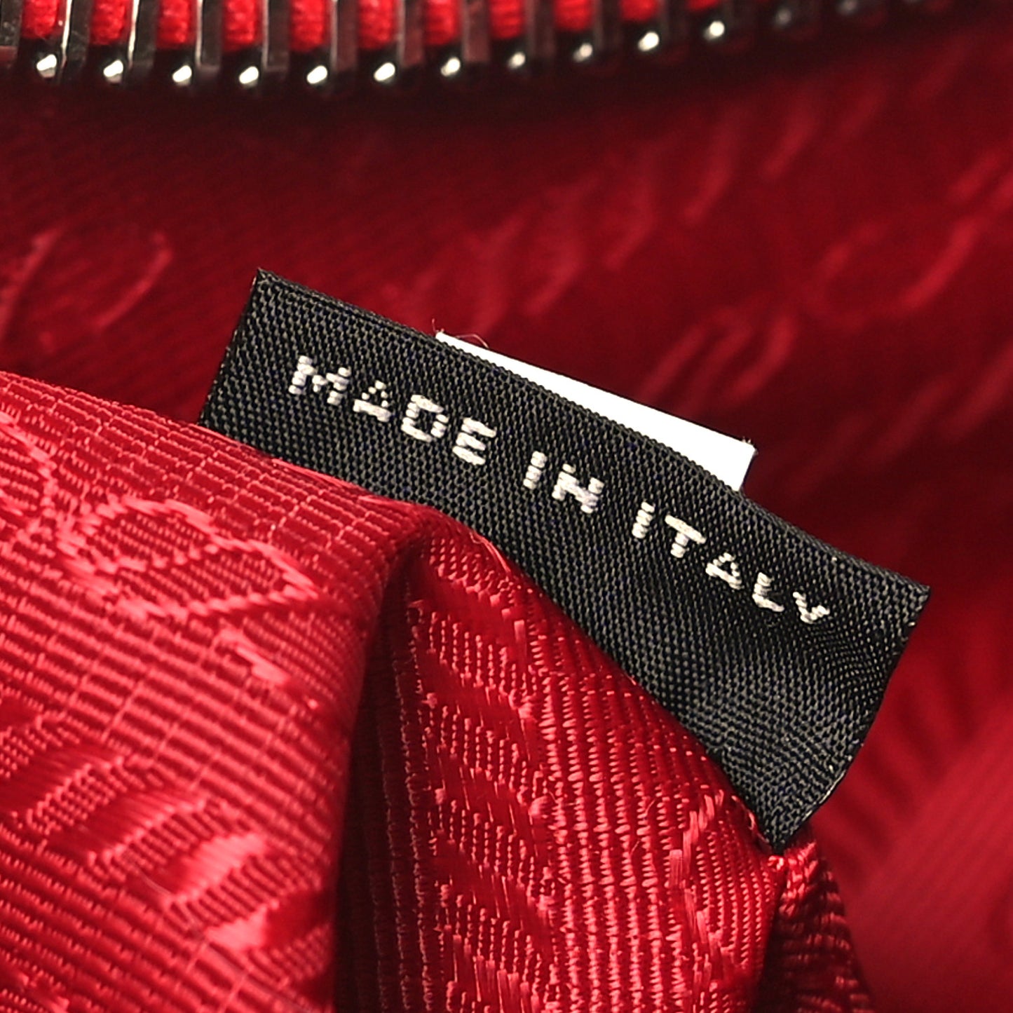 Re-Nylon Saffiano Mini Re-Edition 2005 Bag Rosso