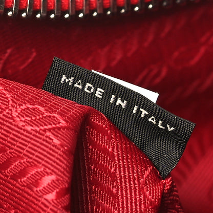 Prada Re-Nylon Saffiano Mini Re-Edition 2005 Bag Rosso 7 of 9