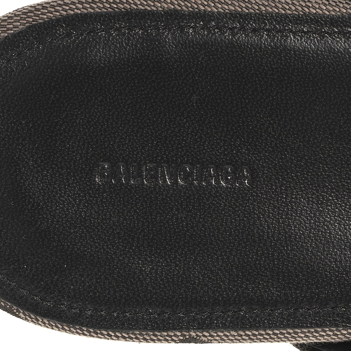 Jacquard BB Monogram Mens Cosy Mules 43 Dark Mink Grey Dark Brown