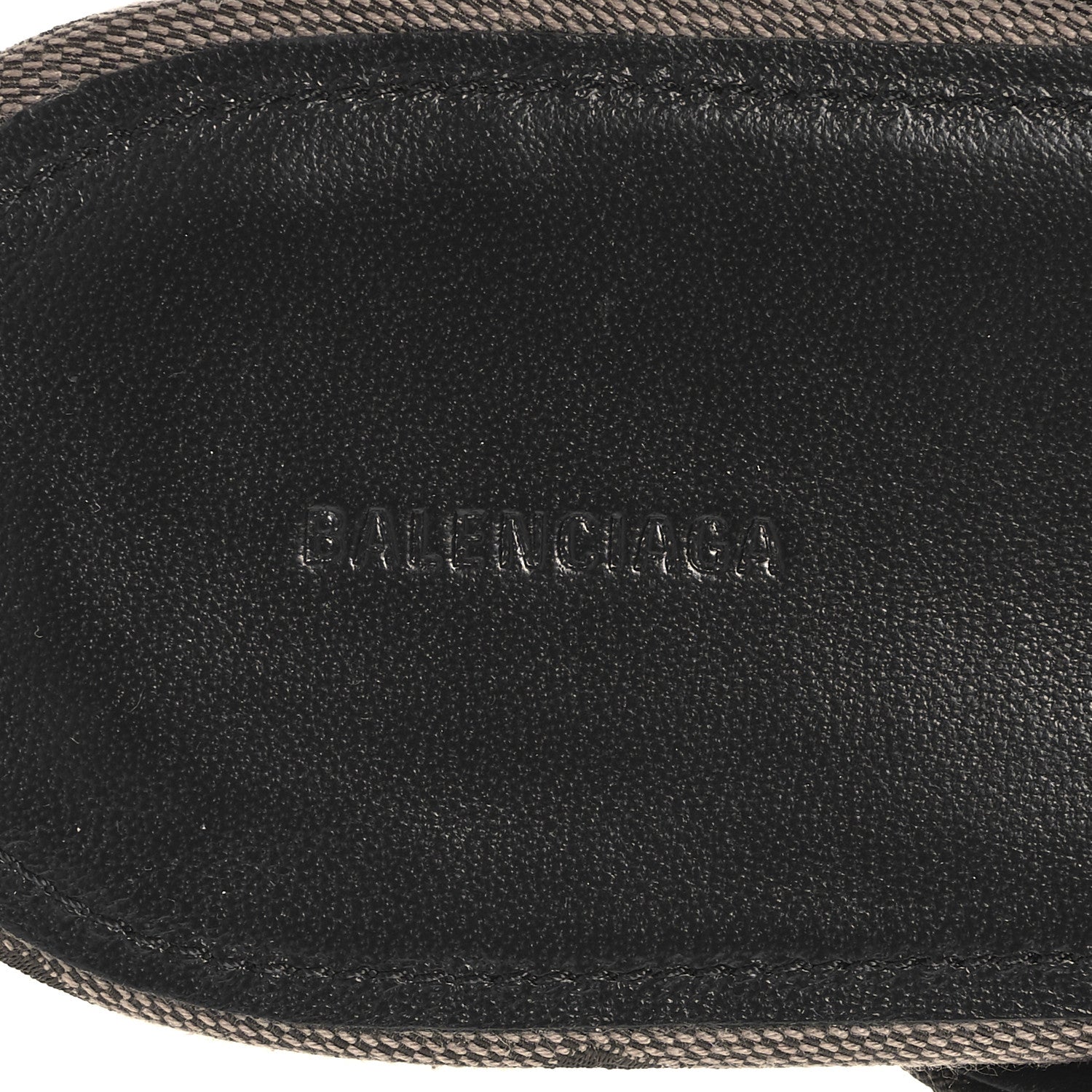 Balenciaga Jacquard BB Monogram Mens Cosy Mules 43 Dark Mink Grey Dark Brown 9 of 10