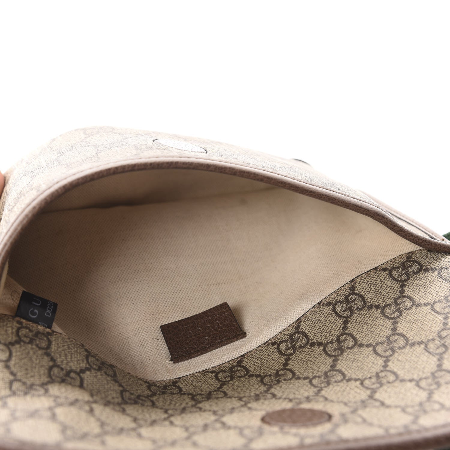 Gucci GG Supreme Monogram Neo Vintage Web Belt Bag Brown 5 of 10