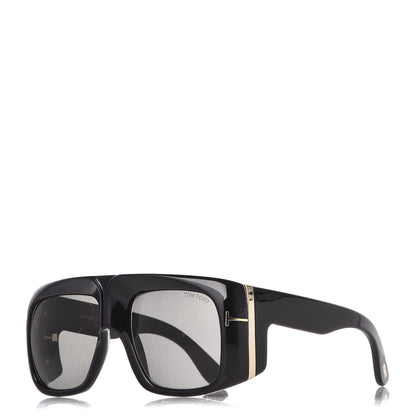 Tom Ford Square Gino Sunglasses TF733 Black 1 of 8