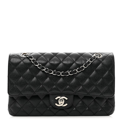 Chanel Caviar Quilted Medium Double Flap Black 1 of 11