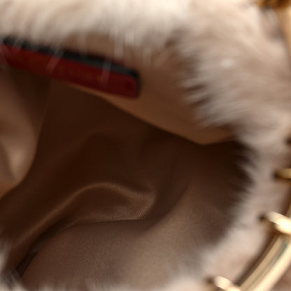 Valentino Garavani Mink Fur Clutch Pink 4 of 8