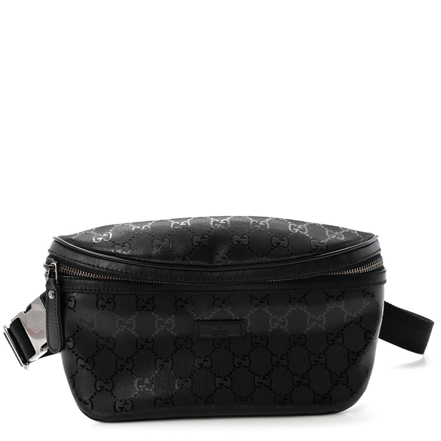 Gucci Imprime Monogram Belt Bag Black 1 of 10