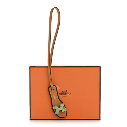 Hermes Epsom Butler Calfskin Hunter Oran Nano Bag Charm Sable Vert Criquet 5 of 5