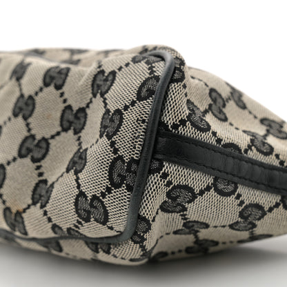 Gucci Monogram Web Boat Pochette Black 10 of 12