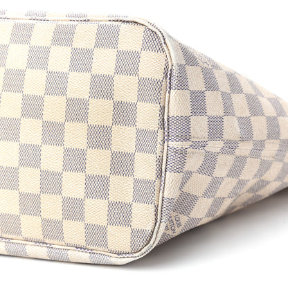 Louis Vuitton Damier Azur Neverfull MM 8 of 9