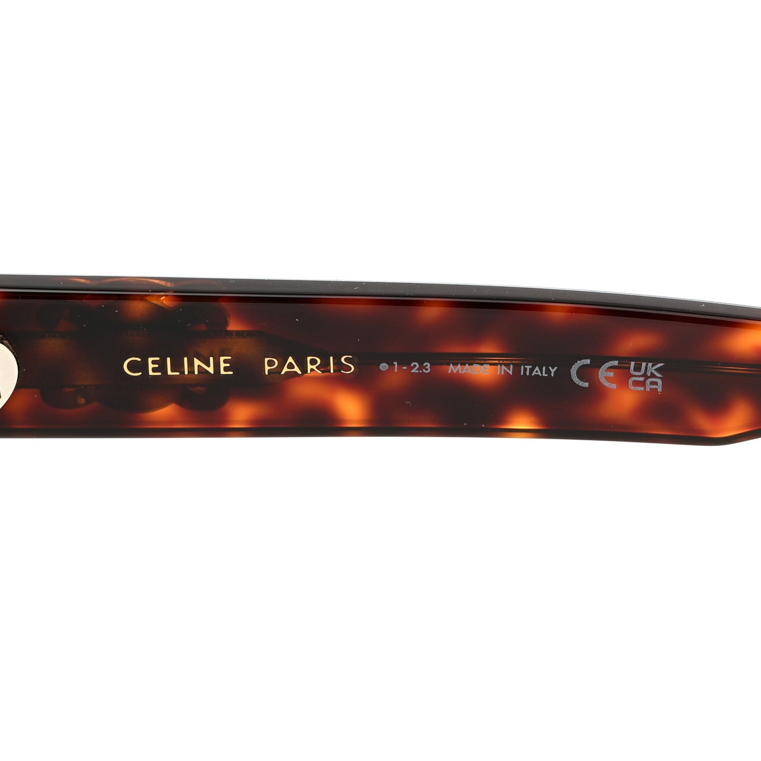 Celine Acetate Triomphe 01 Sunglasses CL 40238U Tortoise 6 of 7