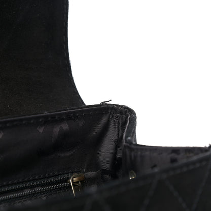 Chanel Suede Stitched Single Flap Black 16 of 16