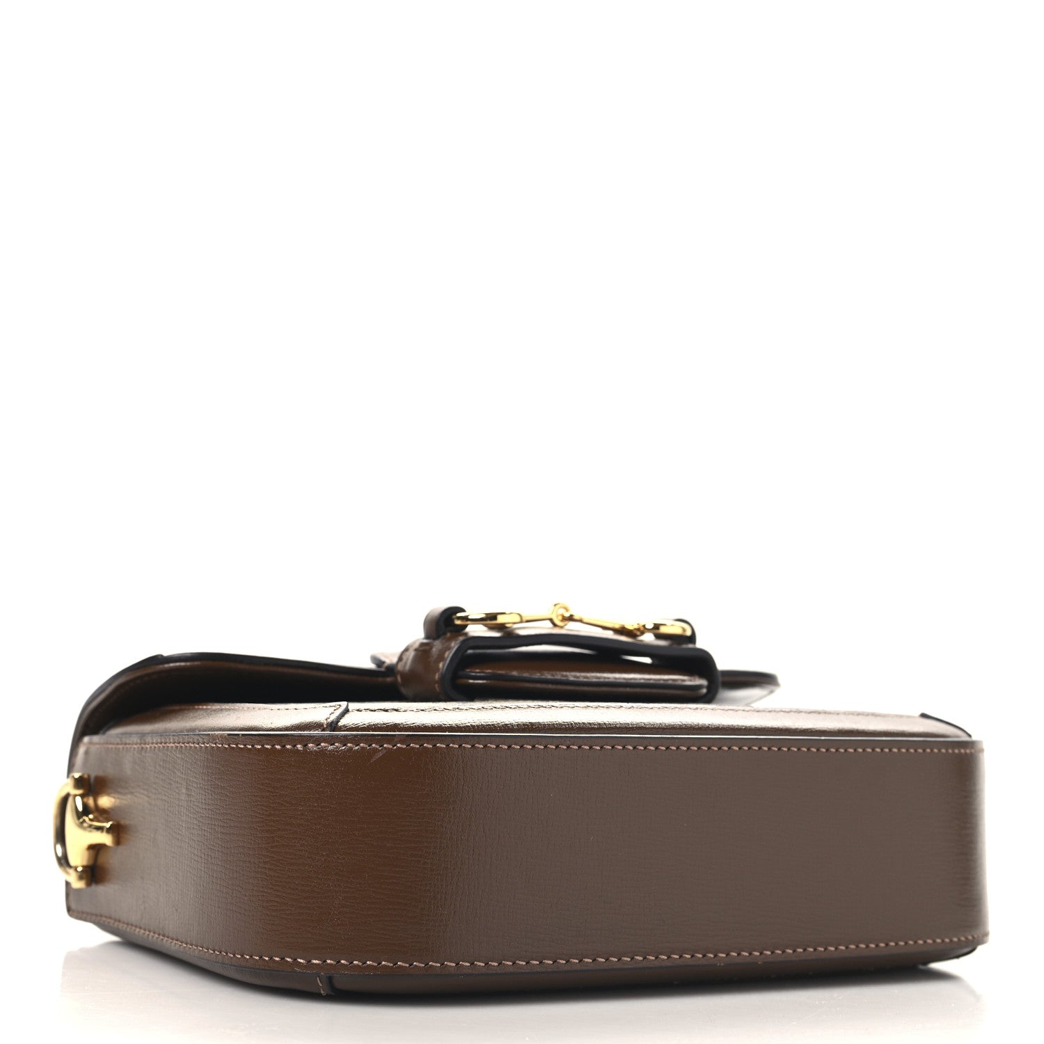 Gucci GG Supreme Monogram Web Mini Horsebit 1955 Shoulder Bag Beige Brown Sugar 4 of 11