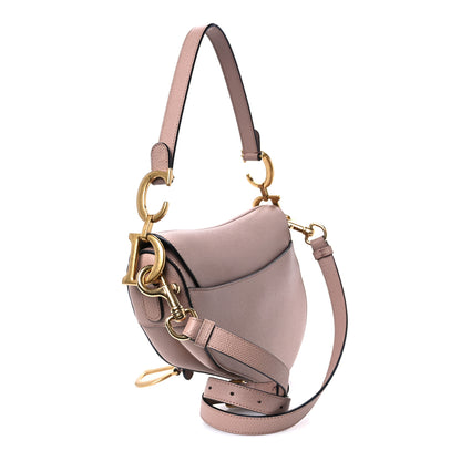 Christian Dior Grained Calfskin Saddle Bag With Strap Fard 2 of 9