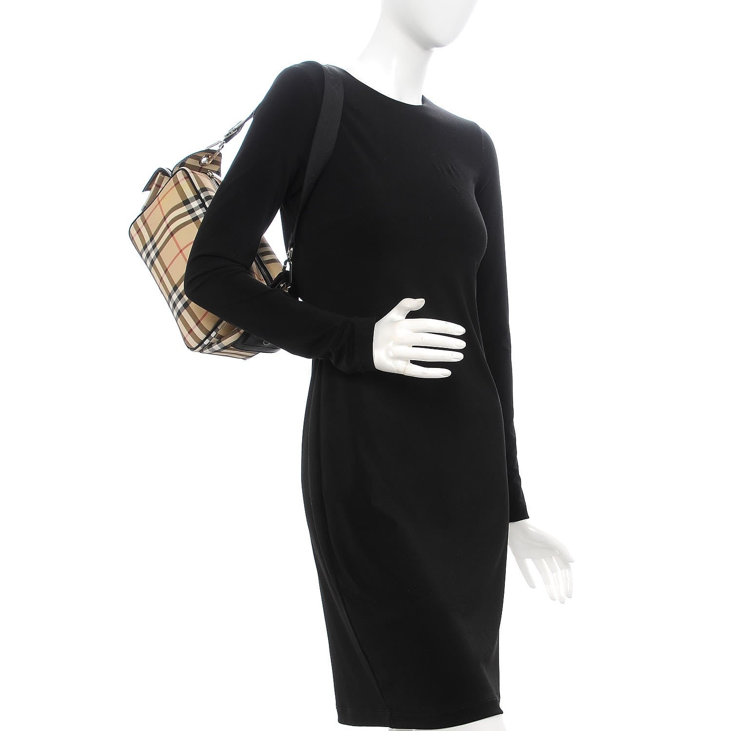 Burberry House Check Shoulder Bag Black 2 of 11