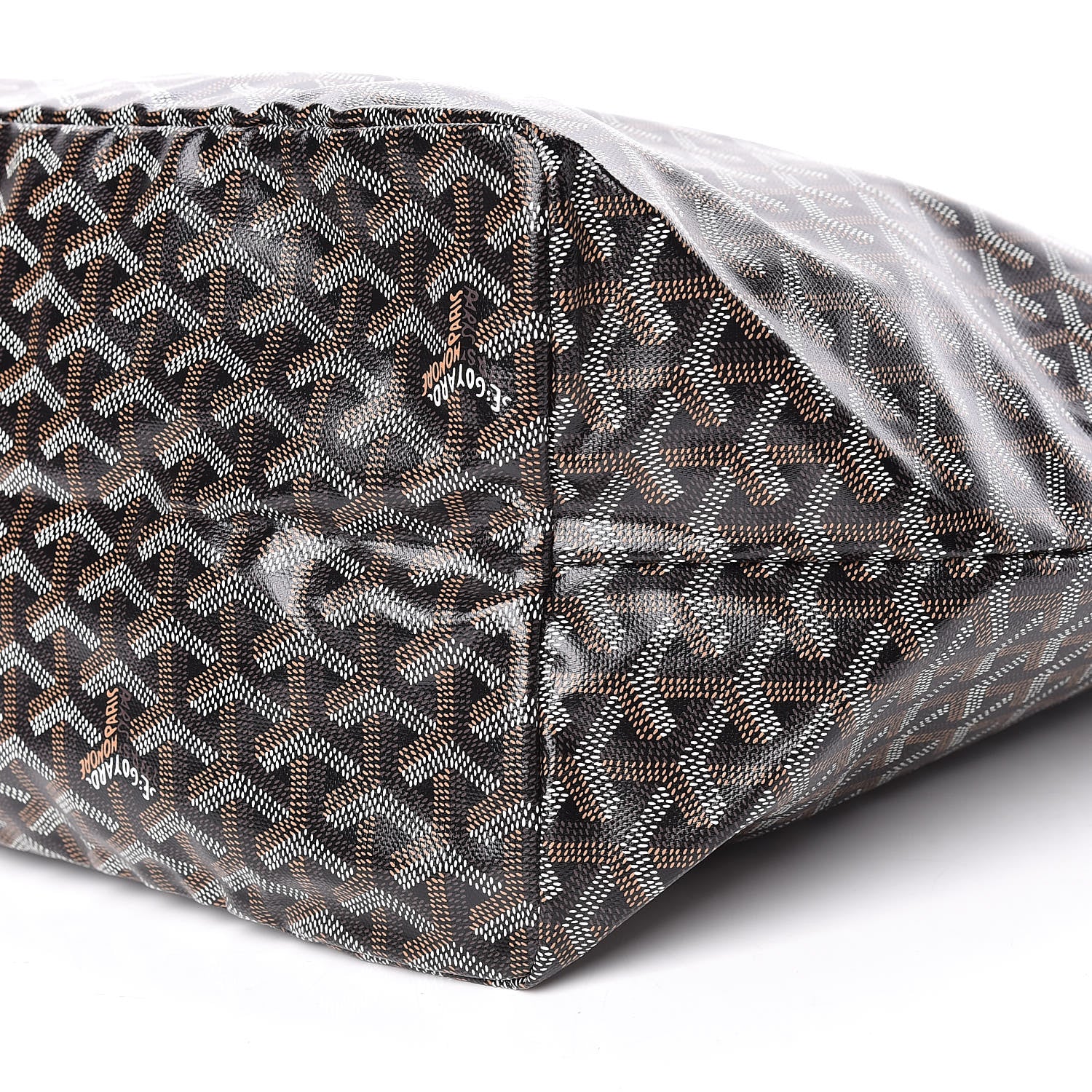 Goyard Goyardine Saint Louis GM Black Gold 10 of 10