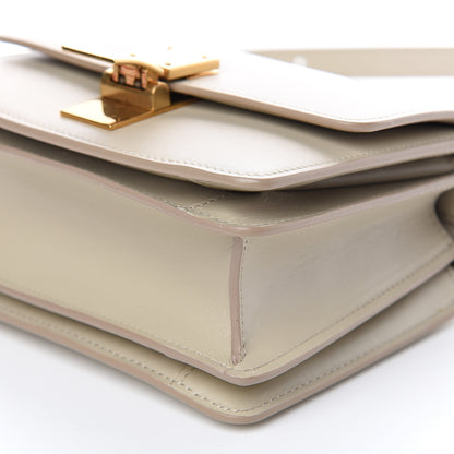 Celine Smooth Calfskin Small Classic Box Flap Bag Ivory 9 of 9