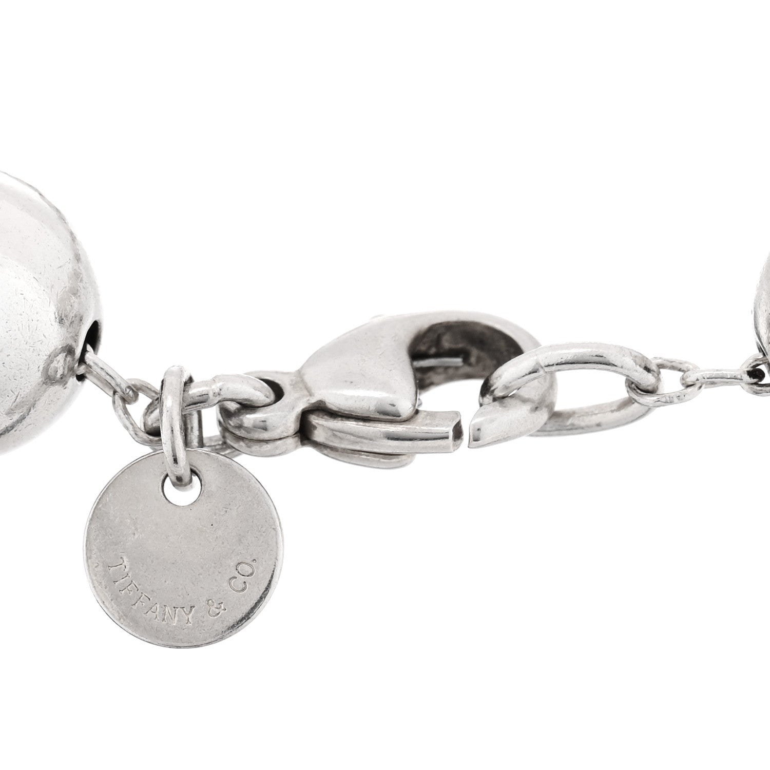 Tiffany Sterling Silver 10mm Hardwear Ball Bracelet 3 of 3