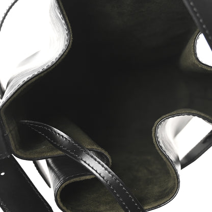 Louis Vuitton Epi Sac D'epaule Black 5 of 9