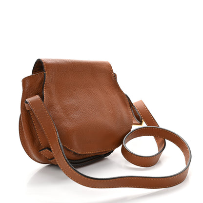 Chloe Calfskin Mini Marcie Round Crossbody Bag Tan 3 of 11