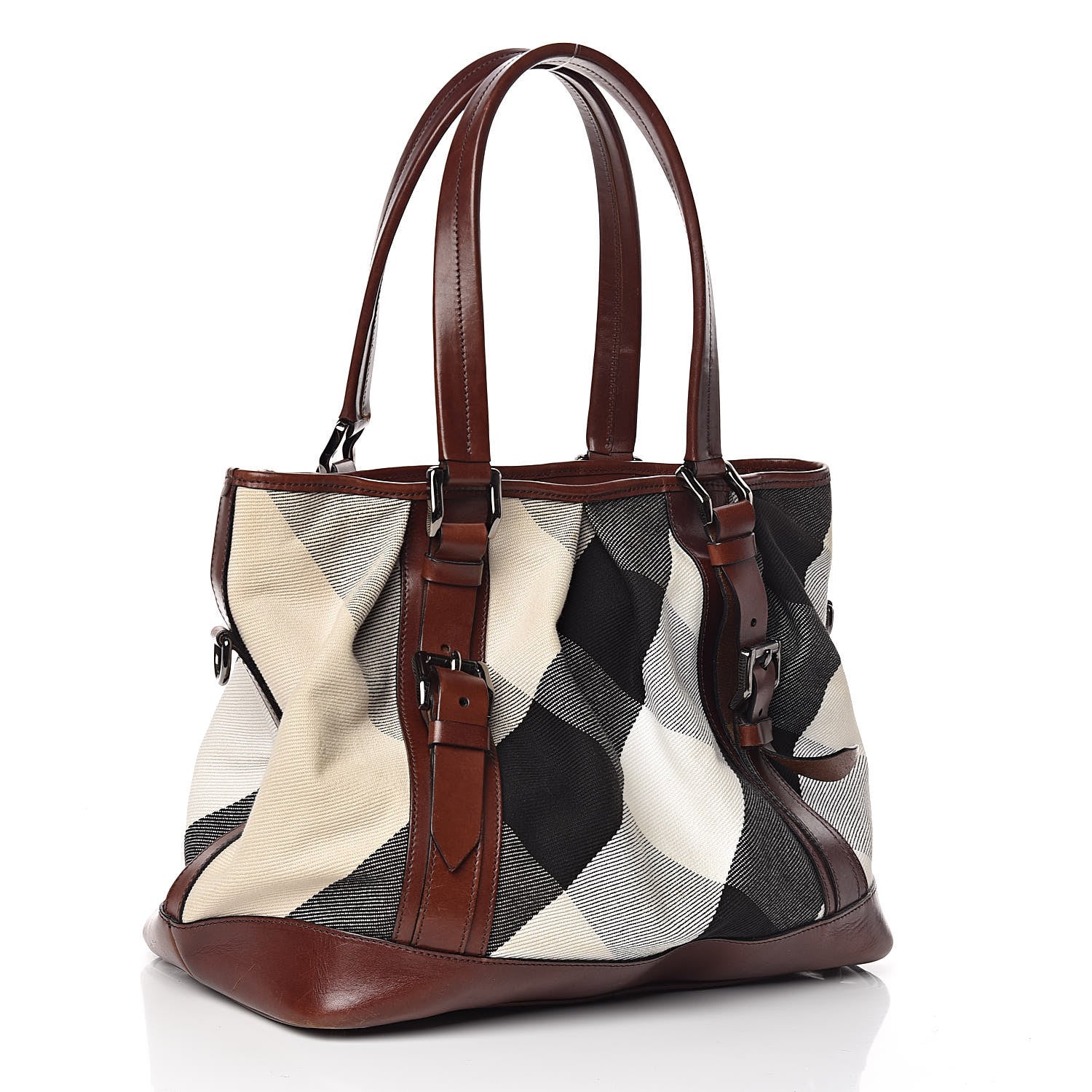 Burberry Canvas Mega Check Lowry Brown 3 of 20