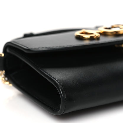 Gucci Smooth Calfskin Mini Zumi Shoulder Bag Black 9 of 10