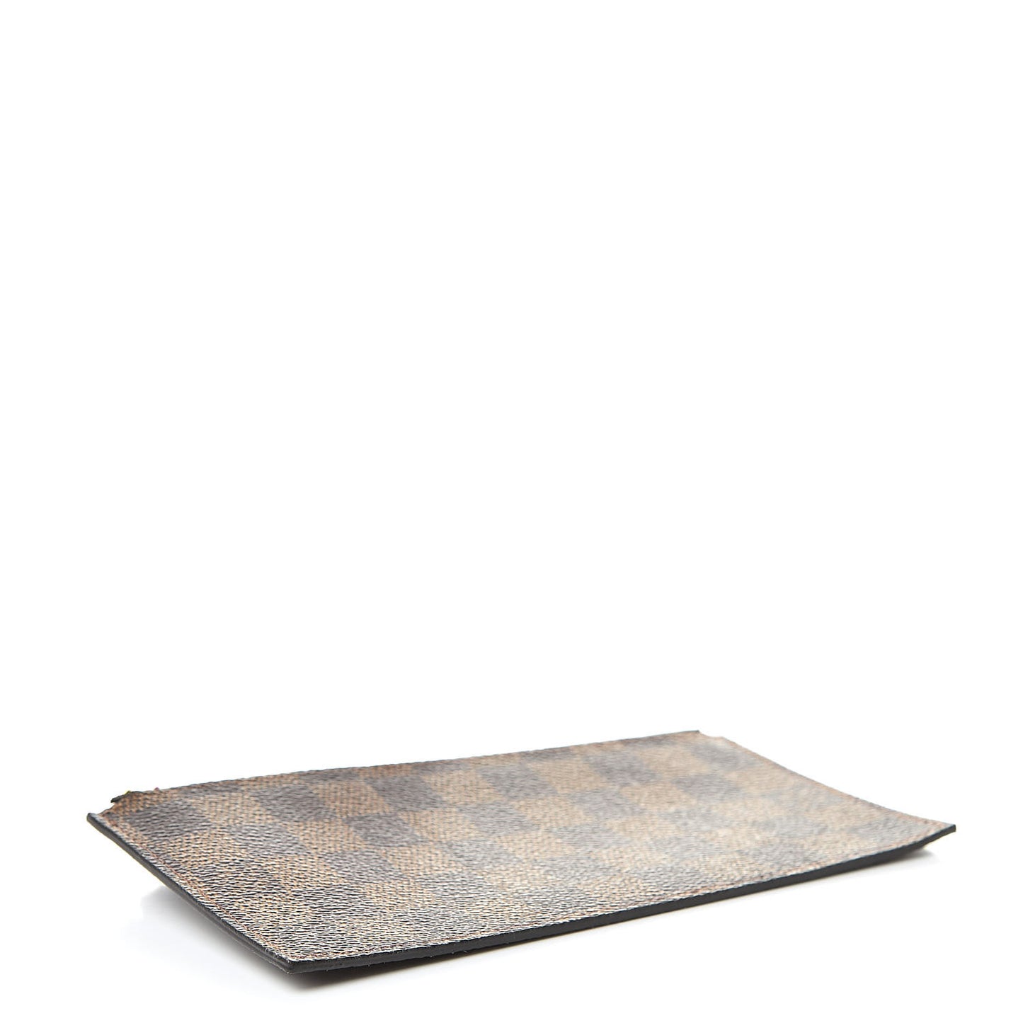 Damier Ebene Felicie Chain Wallet Zippered Insert