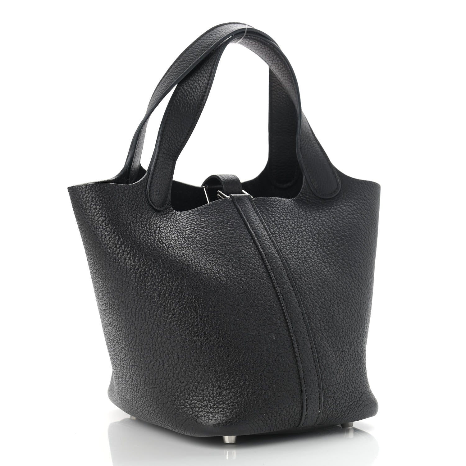Hermes Taurillon Clemence Picotin Lock 18 PM Black 3 of 10