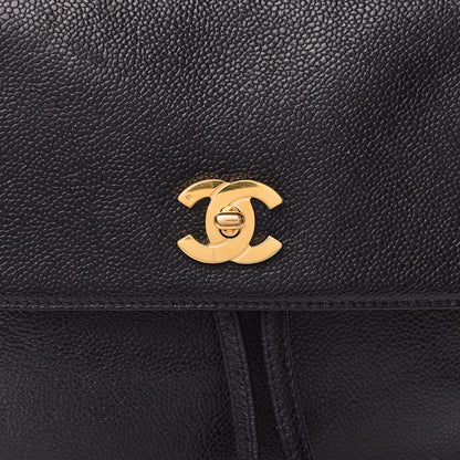 Chanel Caviar CC Backpack Black 10 of 10