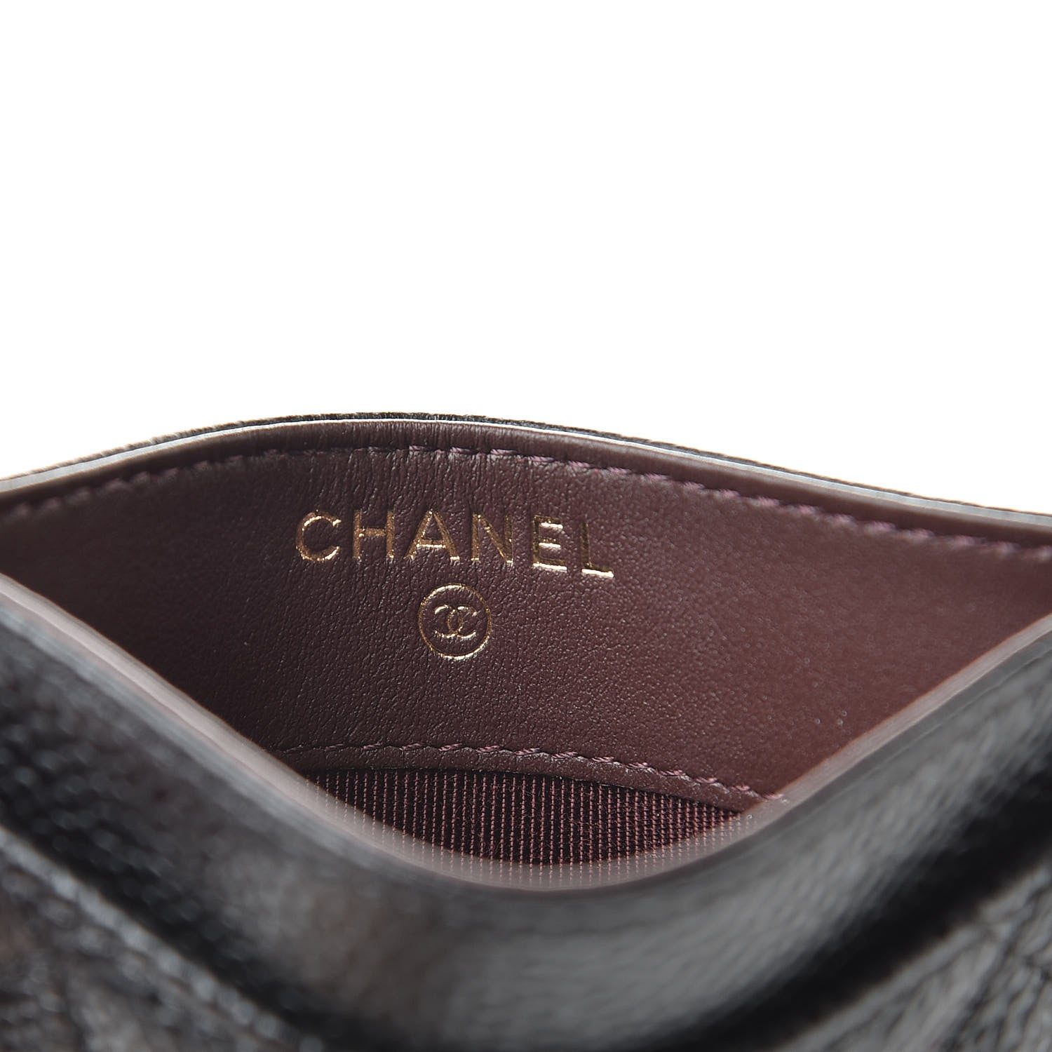 Chanel Caviar Quilted Card Holder Black 6 of 9