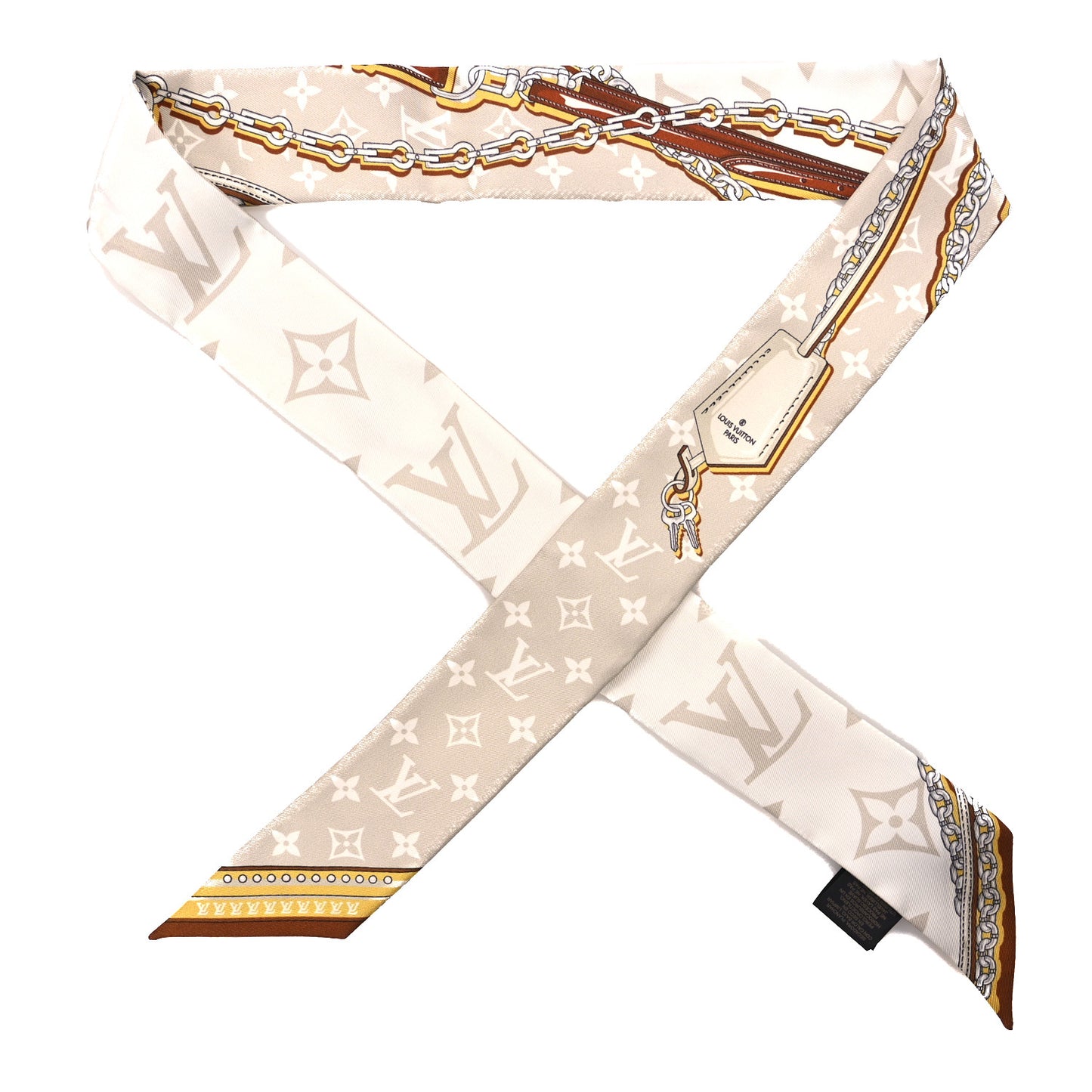 Silk Ultimate Monogram BB Bandeau Beige Clair