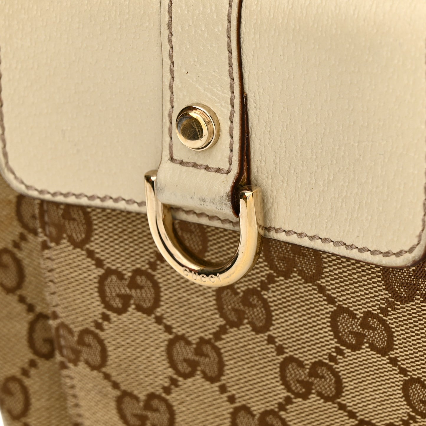 Monogram Pocket Hobo Off White