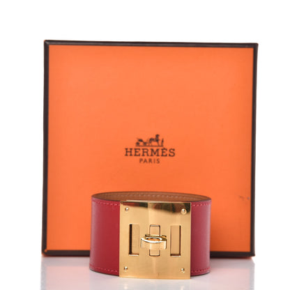 Hermes Swift Kelly Dog Bracelet T2 Rouge Vif 6 of 6