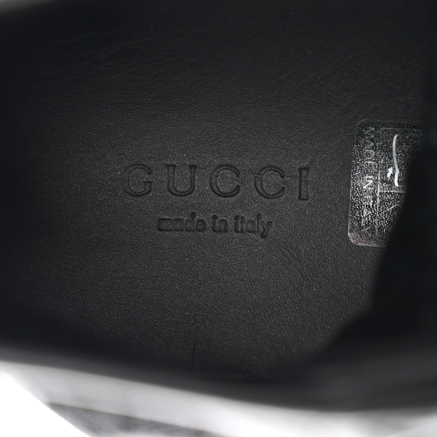 Gucci Monogram Womens High Top Sneakers 36.5 Black 7 of 8