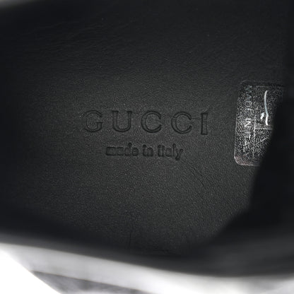 Gucci Monogram Womens High Top Sneakers 36.5 Black 7 of 8