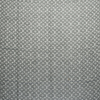 Louis Vuitton Wool Silk Monogram Denim Shawl Black 1 of 6