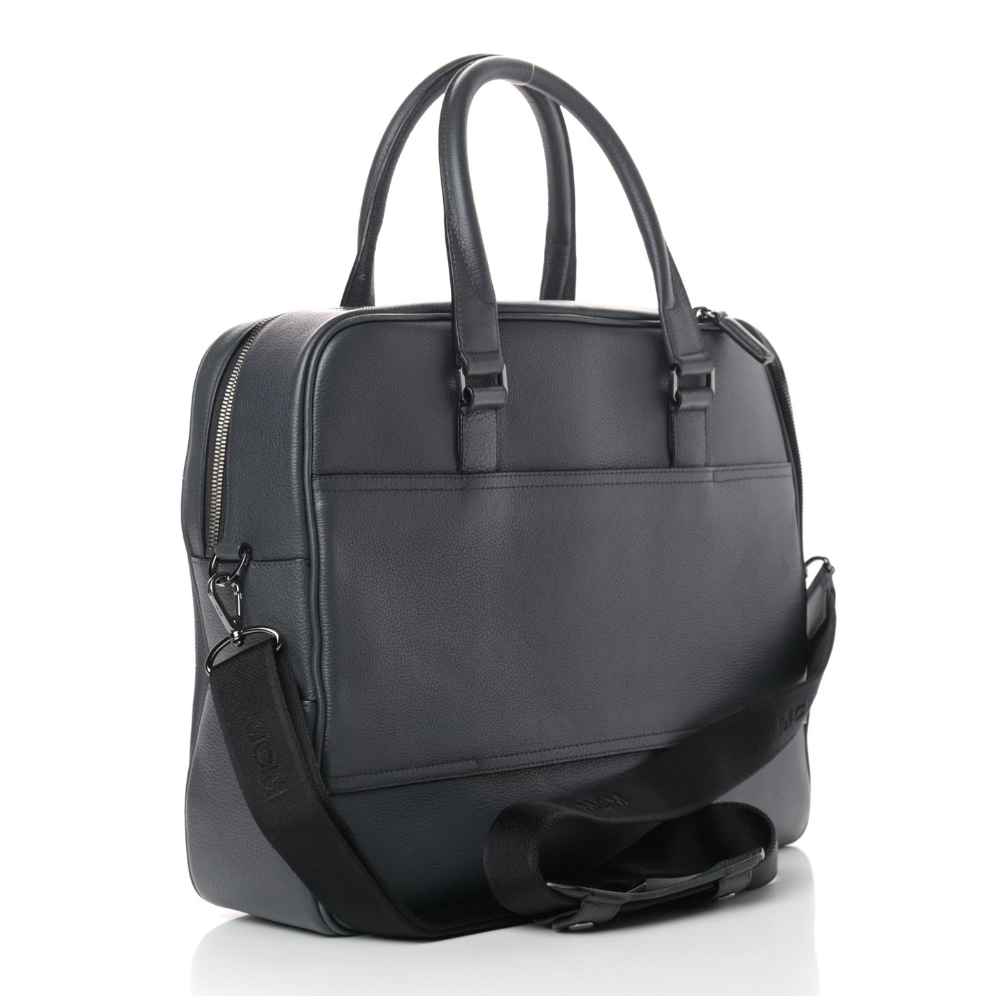 Calfskin Johan Briefcase Grey