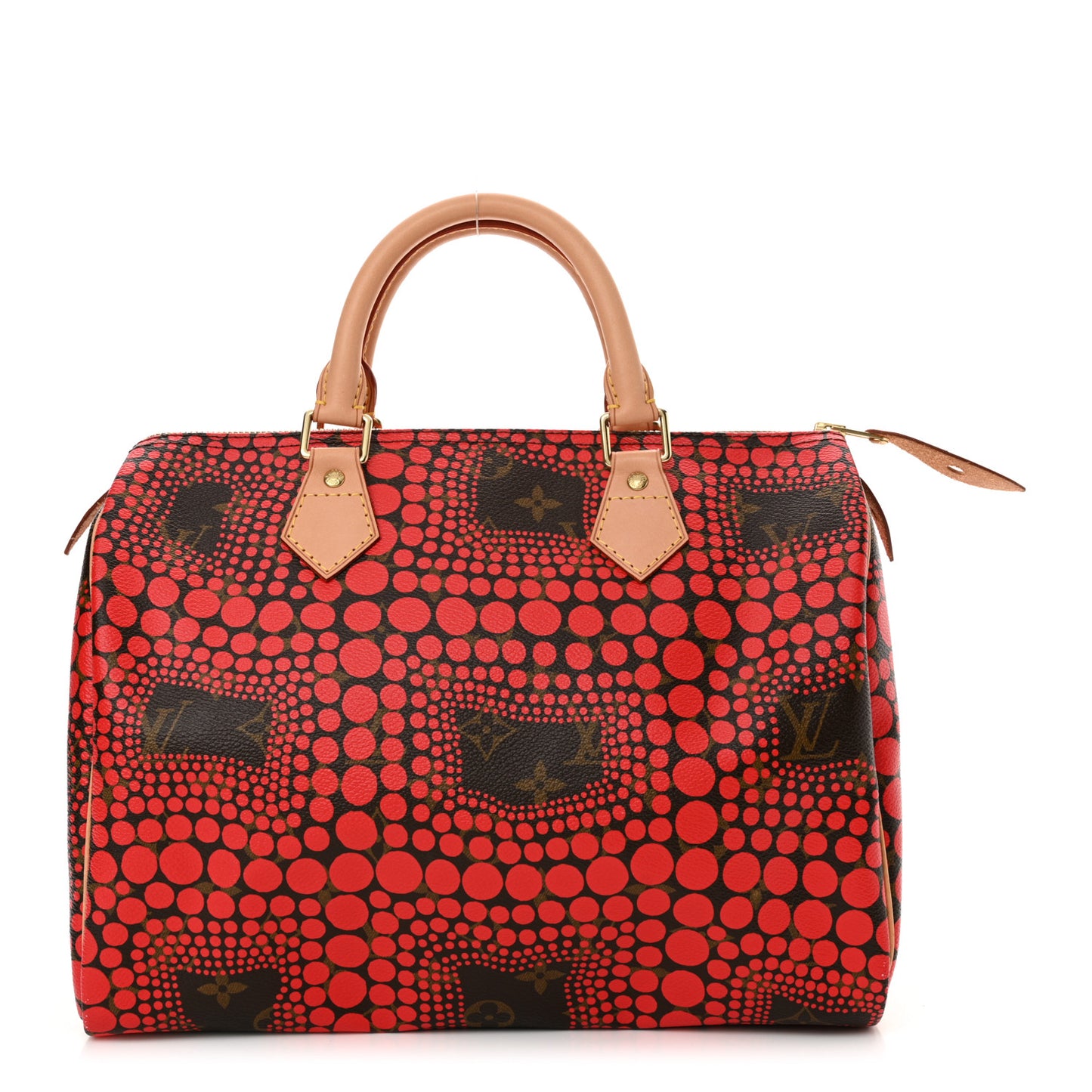 Monogram Kusama Town Speedy 30 Red