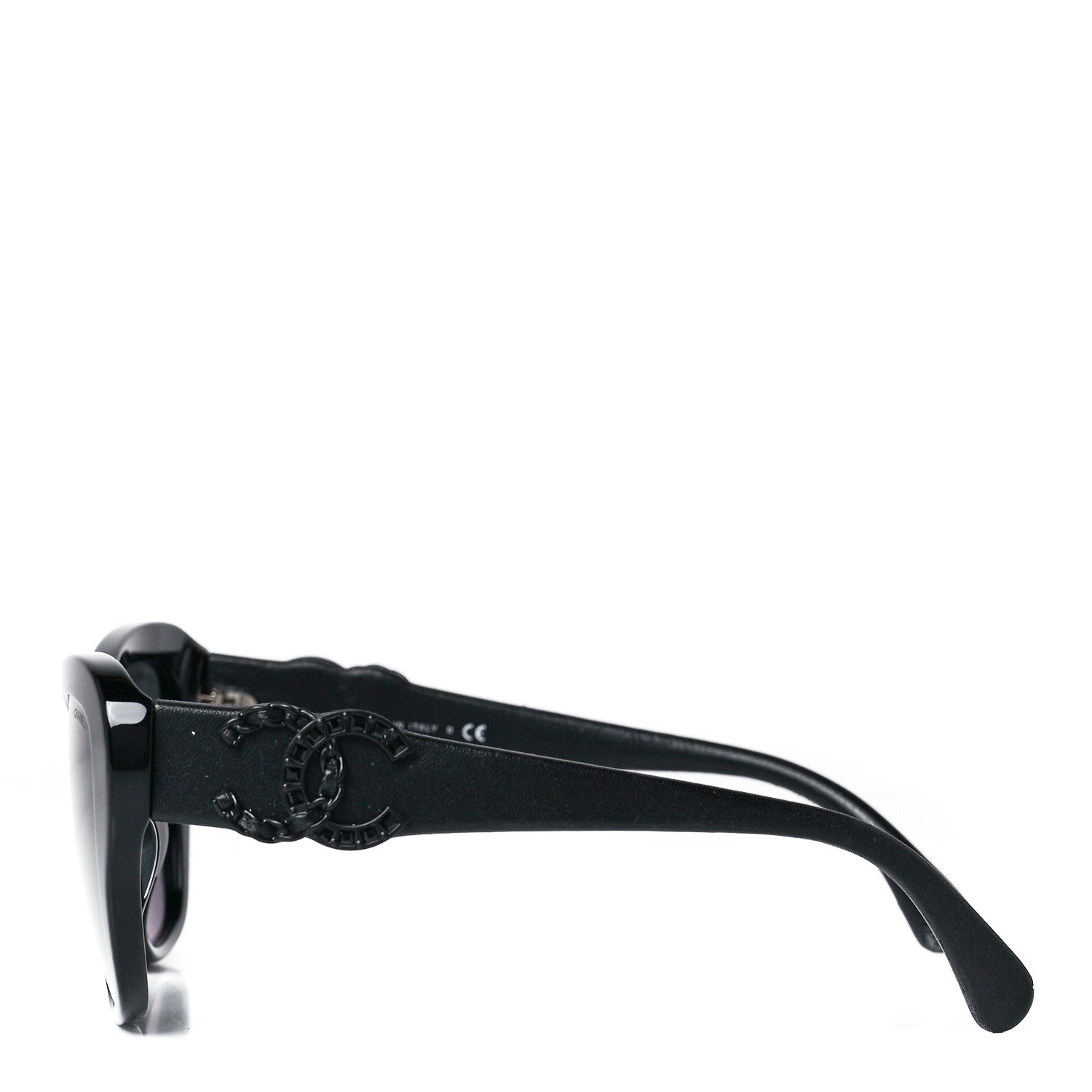 Chanel Acetate Lambskin CC Sunglasses 5457-Q-A Black 3 of 8