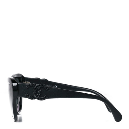 Chanel Acetate Lambskin CC Sunglasses 5457-Q-A Black 3 of 8