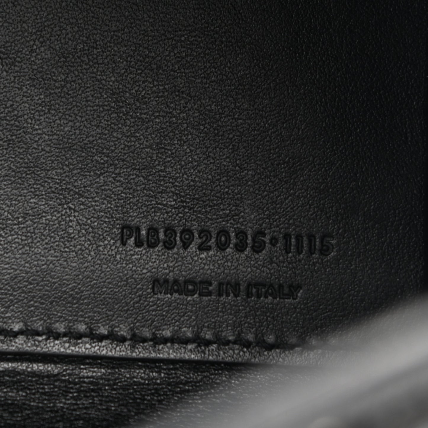 Grained Calfskin Nano Sac De Jour Black