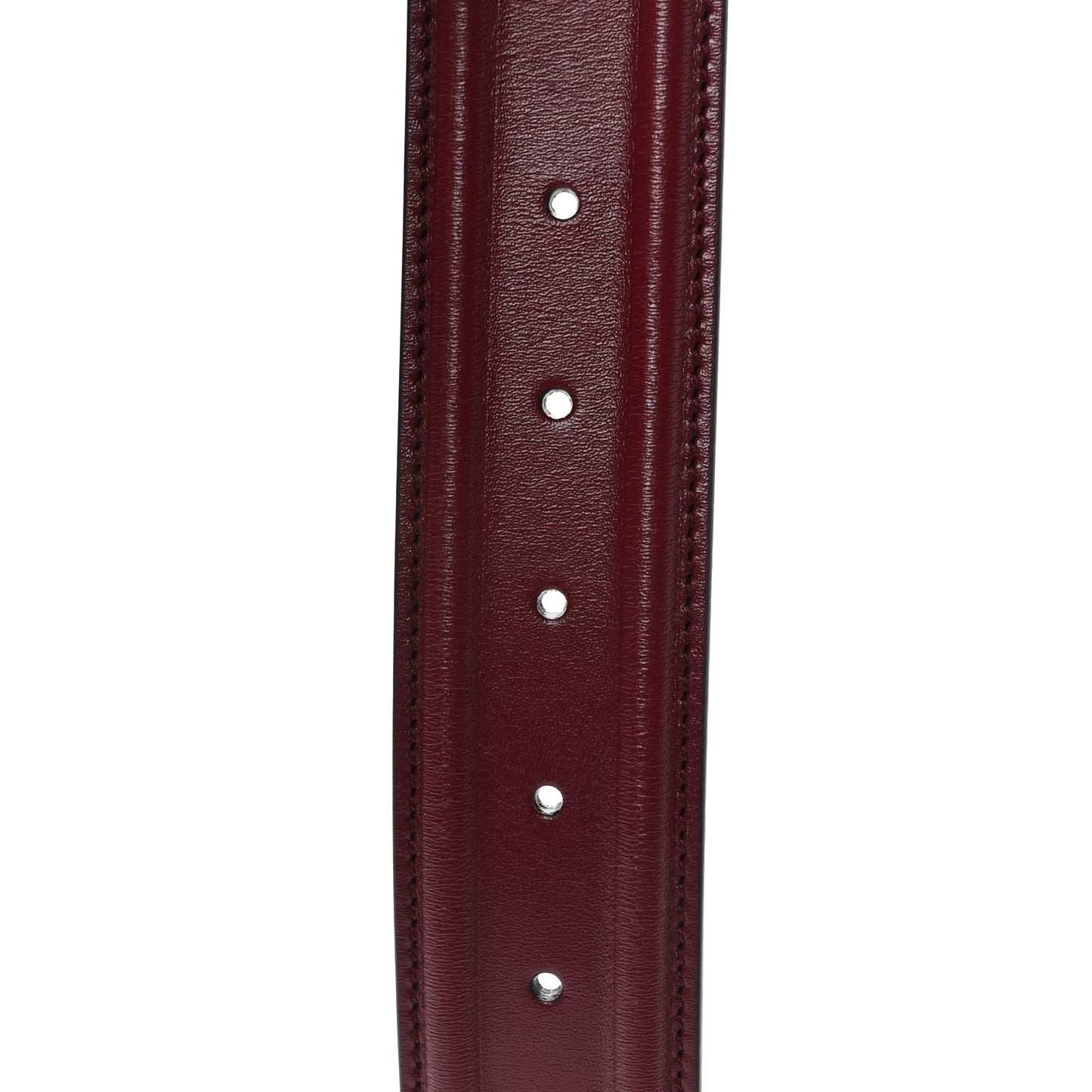 Ciny Lux Calfskin Patterned Double G 40mm Belt 85 34 Rubicund