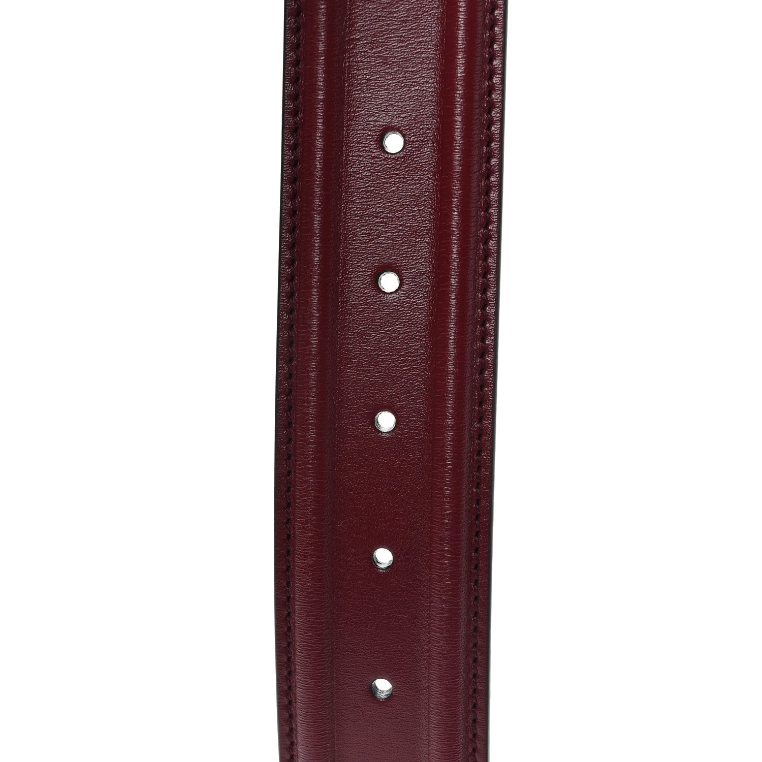 Gucci Ciny Lux Calfskin Patterned Double G 40mm Belt 85 34 Rubicund 6 of 6