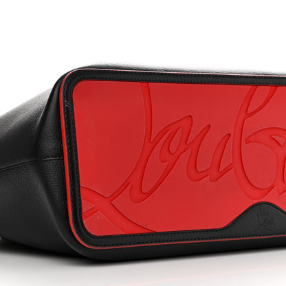 Christian Louboutin Calfskin Spikes East West Cabata Tote Black 10 of 12