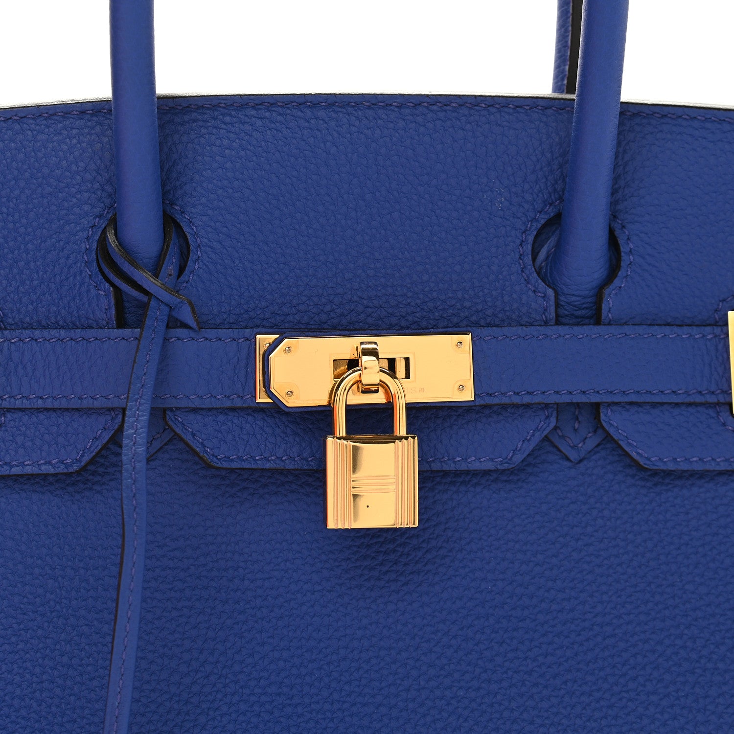 Hermes Togo Birkin 30 Bleu Electrique 10 of 11