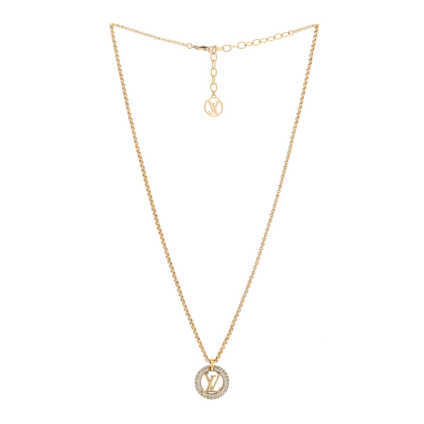 Metal Crystal Louise By Night Necklace
