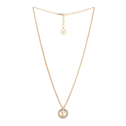 Louis Vuitton Metal Crystal Louise By Night Necklace 2 of 4