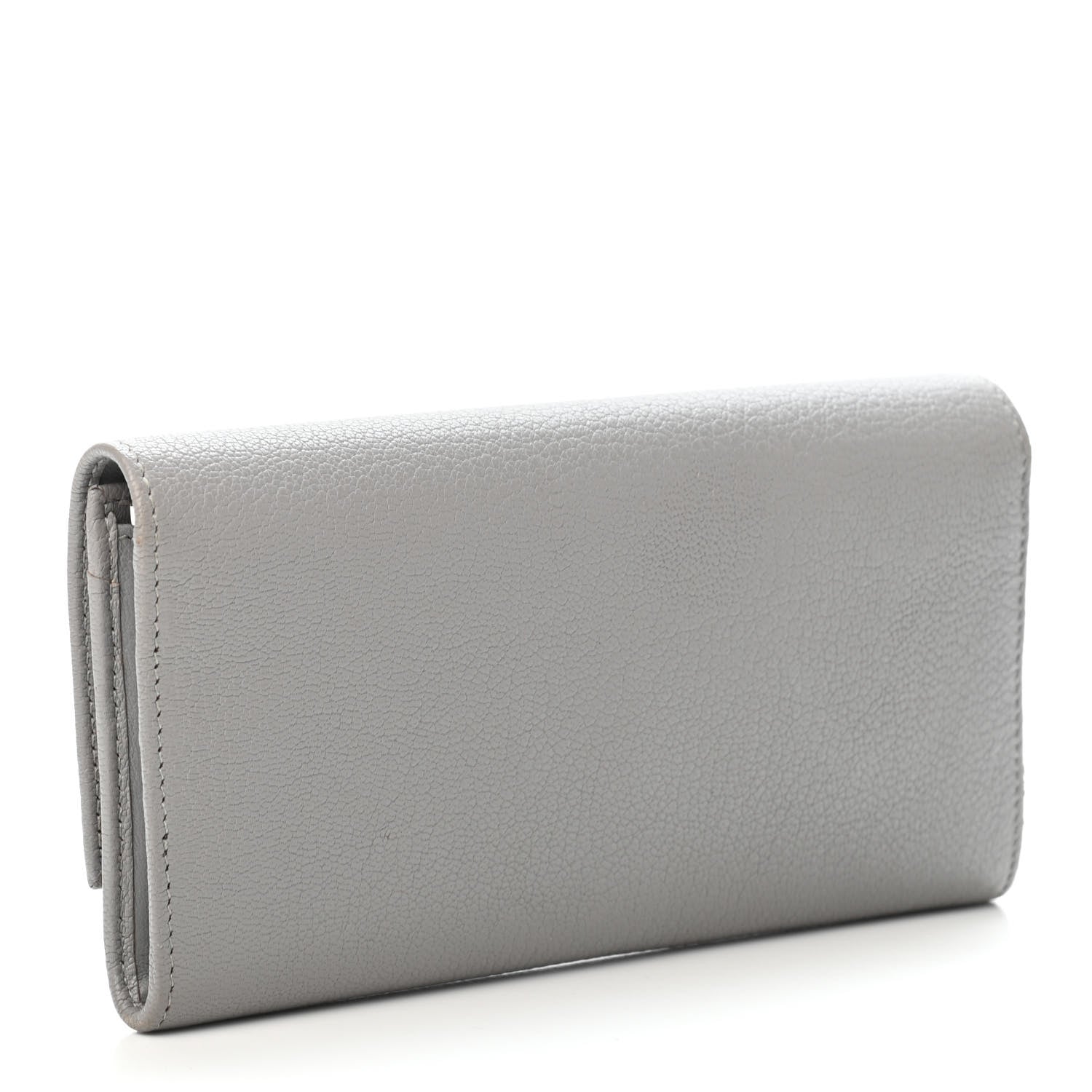 Givenchy Goatskin Pandora Flap Continental Wallet Pearl Grey 2 of 4